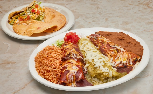 Chuy's King's Memorial Combo.