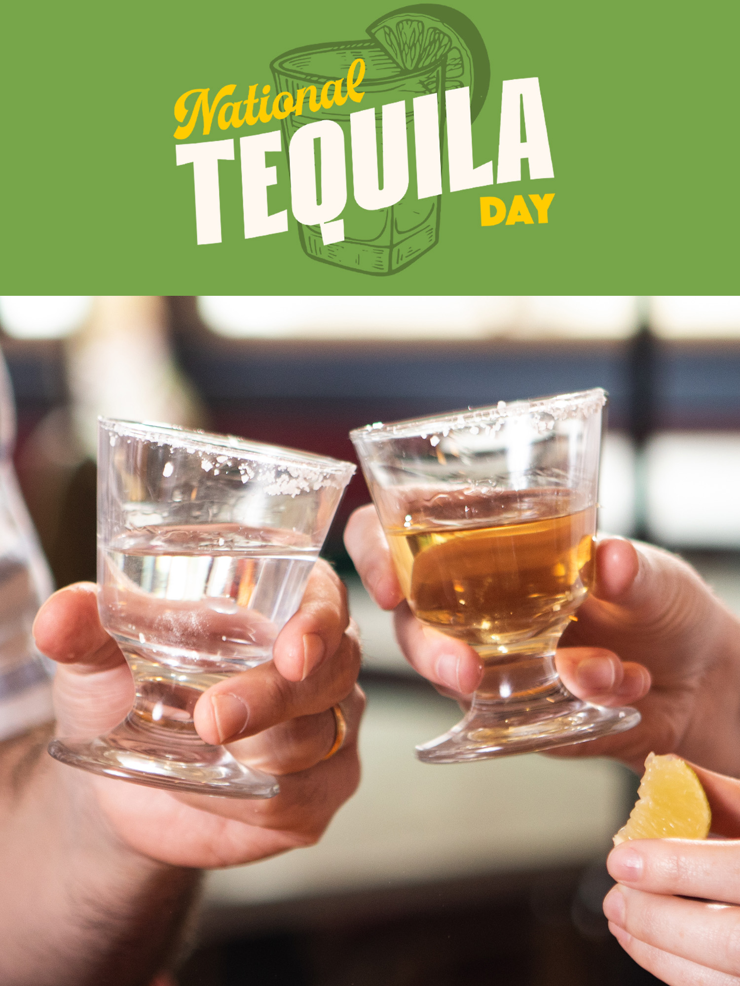 Chuy's Text Mex is celebrating Tequila, get ready - Friday, July 24 is National Tequila Day! Mark your calendars - specials are coming soon.