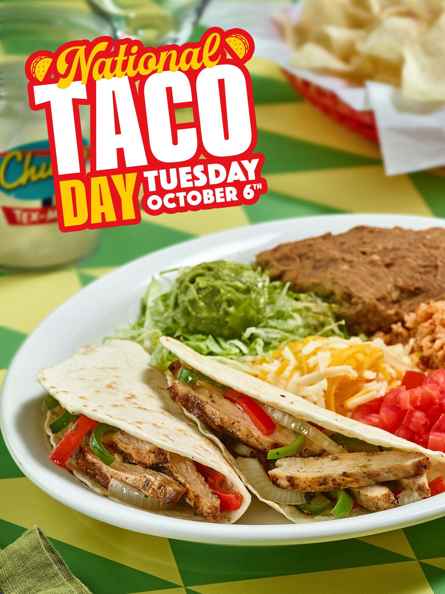 Chuy's National Taco Day on October 6th